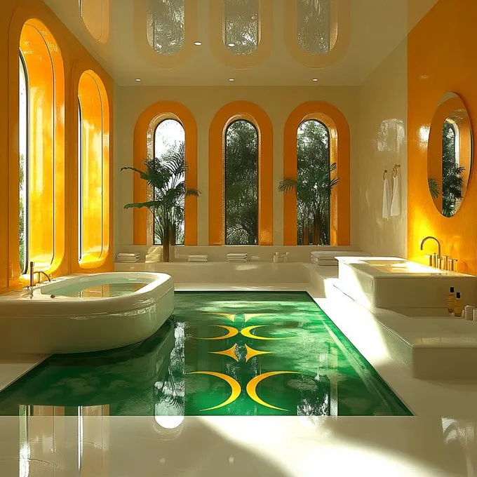 Vibrant Retro Interior - Пример 3