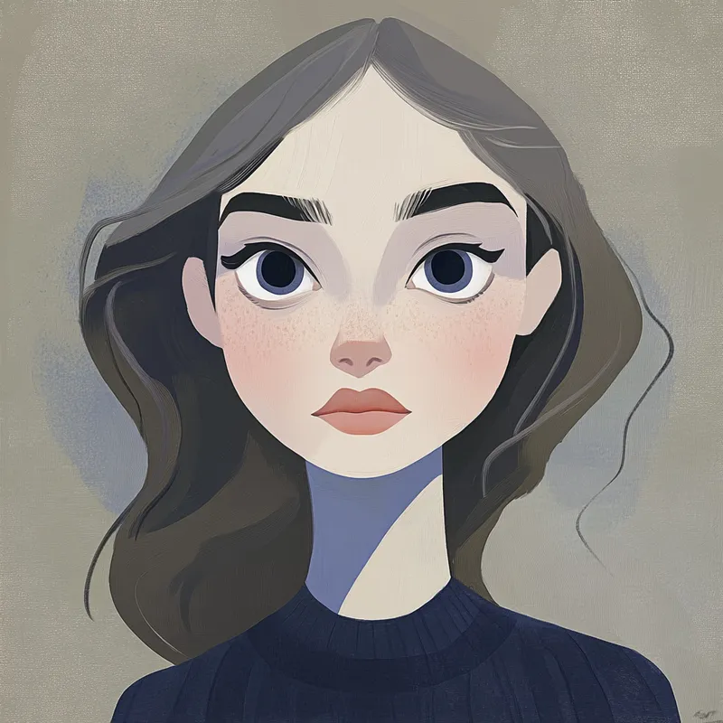 Stylized Superhero in Winter Forest - Пример 4