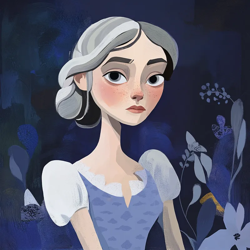 Stylized Superhero in Winter Forest - Пример 1