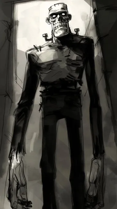 Moody Expressionist Noir - Пример 3