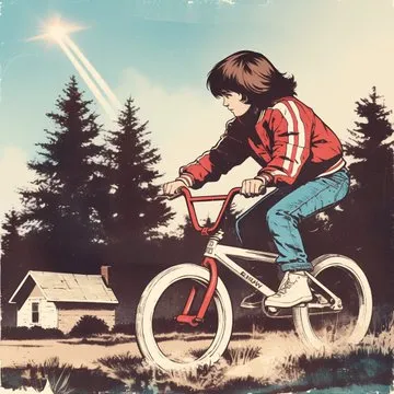 80s Sunset Journey - Пример 2