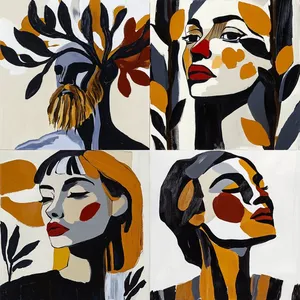 Elegant Art Nouveau Portrait - Пример 3