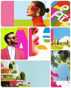 Vibrant Art Nouveau Fusion - Пример 4