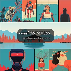 Retro Futurism Dreamscape - Пример 1