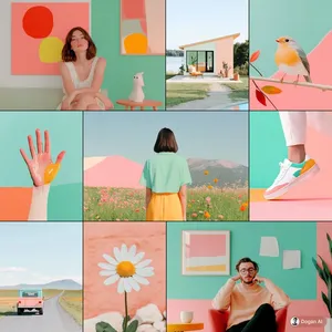 Vivid Minimalist Joy - Пример 1