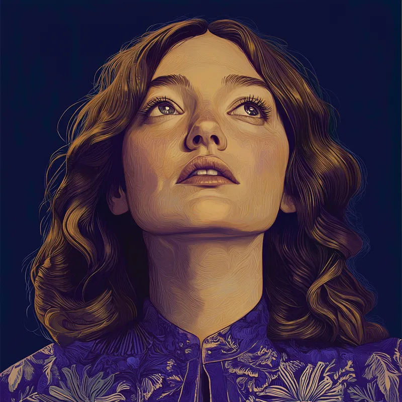 Moody Sunset Portrait - Пример 4