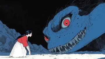 Intriguing Contrast: Surreal and Minimalist - Пример 3