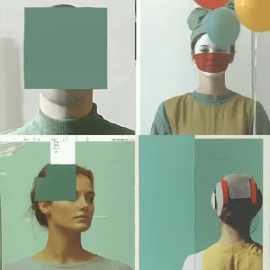 Abstract Expressive Portrait - Пример 3