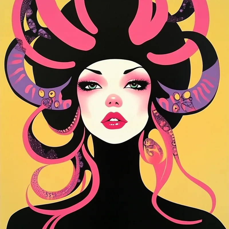 Retro Neon Chaos - Пример 3