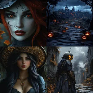 Gothic Halloween Fantasy - Пример 1