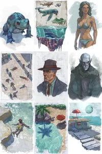 Vibrant Comic Sketch Montage - Пример 1