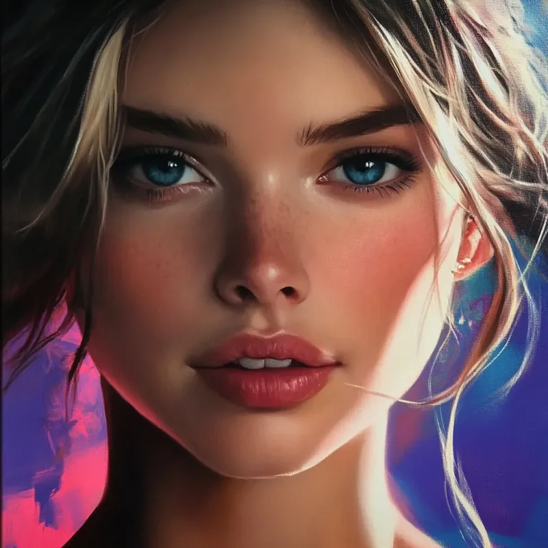 Moody Neon Nightscape - Пример 3