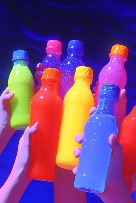 Vibrant Neon Elegance - Пример 4