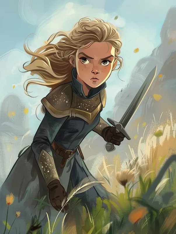 Fantasy Character Illustration - Пример 3