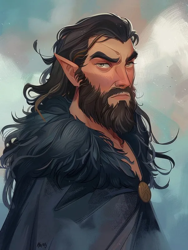 Fantasy Character Illustration - Пример 1