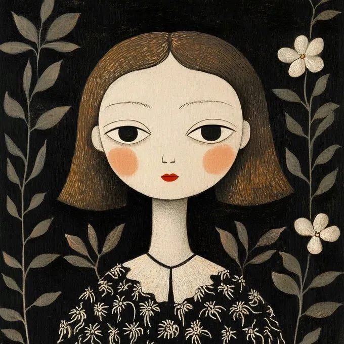 Dreamy Folk Art Scene - Пример 3