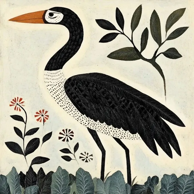 Dreamy Folk Art Scene - Пример 4