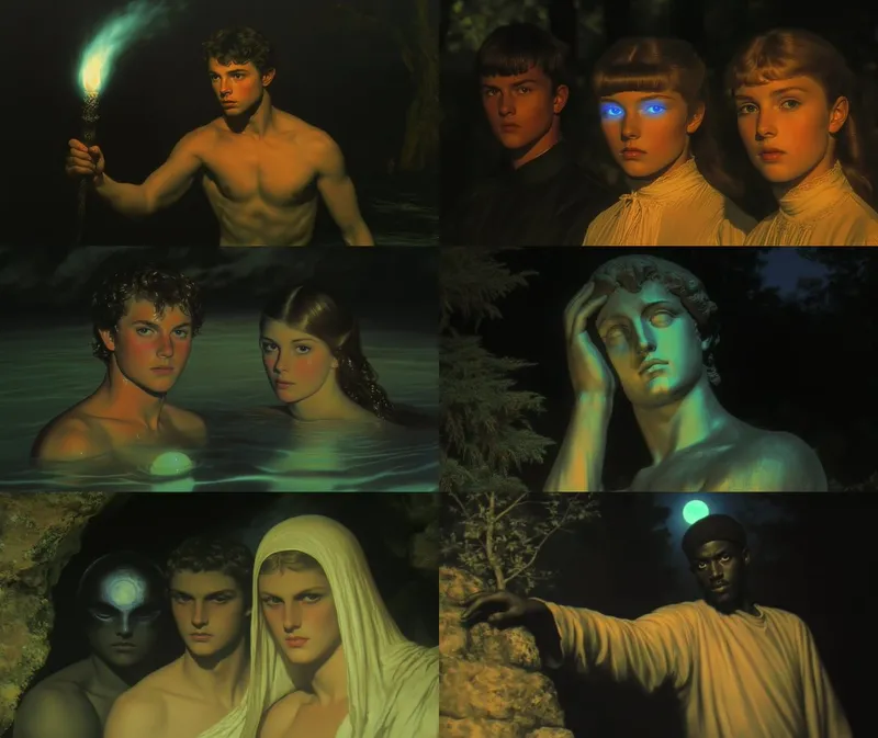 Renaissance Cartoon in Enchanted Forest - Пример 1