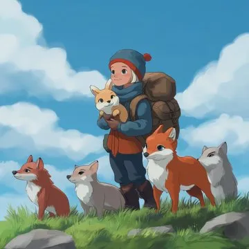 Ghibli Garden Stroll - Пример 3