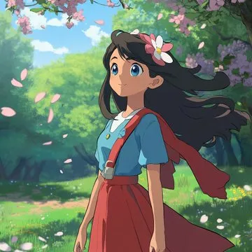 Ghibli Garden Stroll - Пример 1