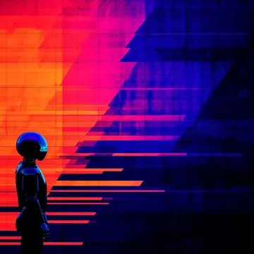 Surreal Fragmented Portrait - Пример 2