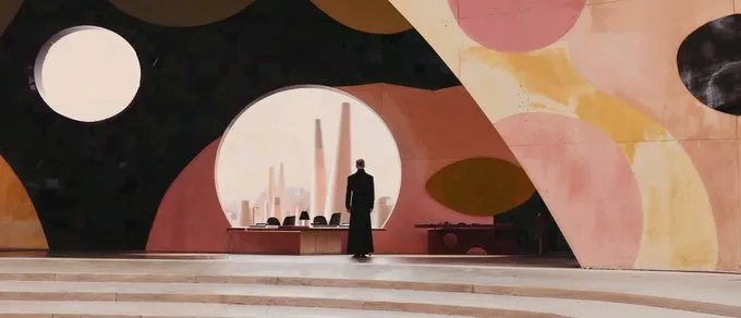 Retro Futuristic Sci-Fi Scene - Пример 3