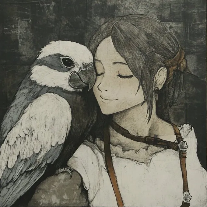 Gentle Ink Illustration - Пример 2