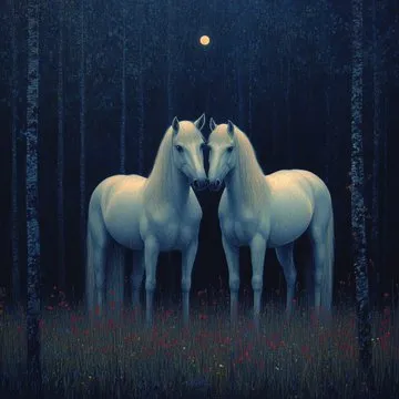 Majestic Nocturnal Wolf - Пример 4