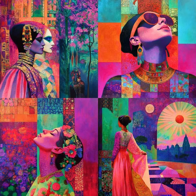 Vibrant Dreamscapes - Пример 2