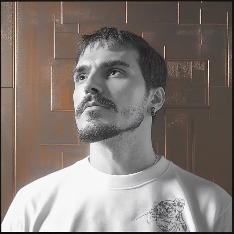 Futuristic Elegance in Metallic Hues - Пример 2