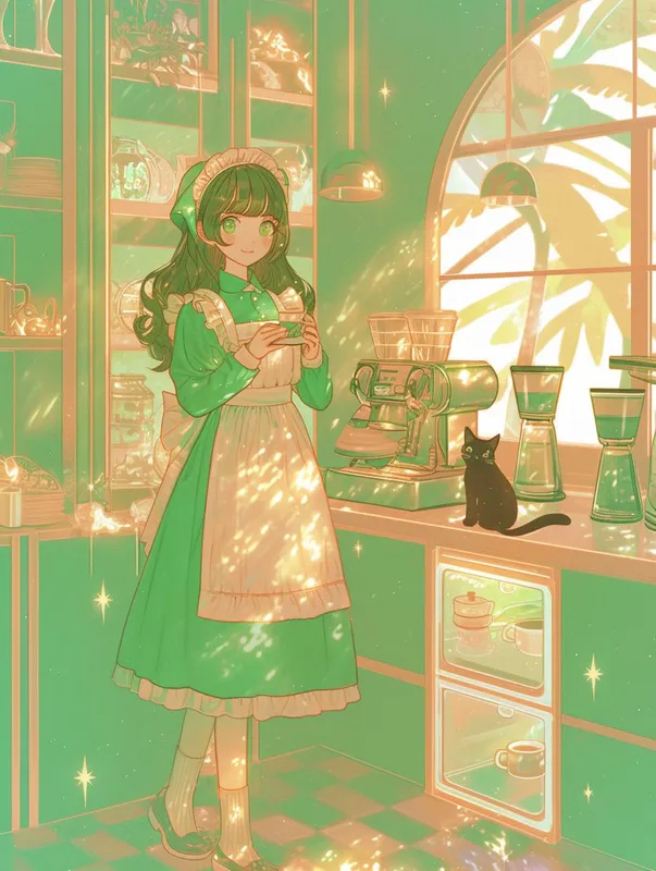 Whimsical Vintage Cafe - Пример 2