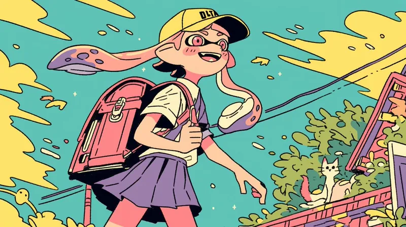 Vibrant Cartoon Adventure - Пример 2