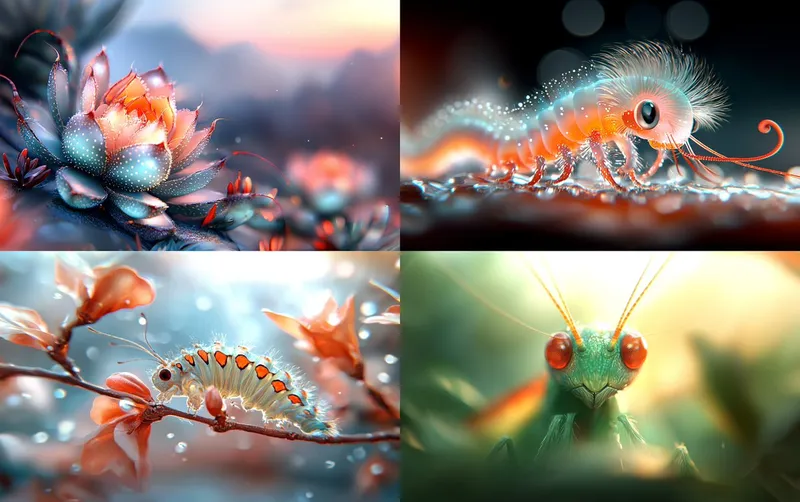 Vivid Macro Elegance - Пример 3