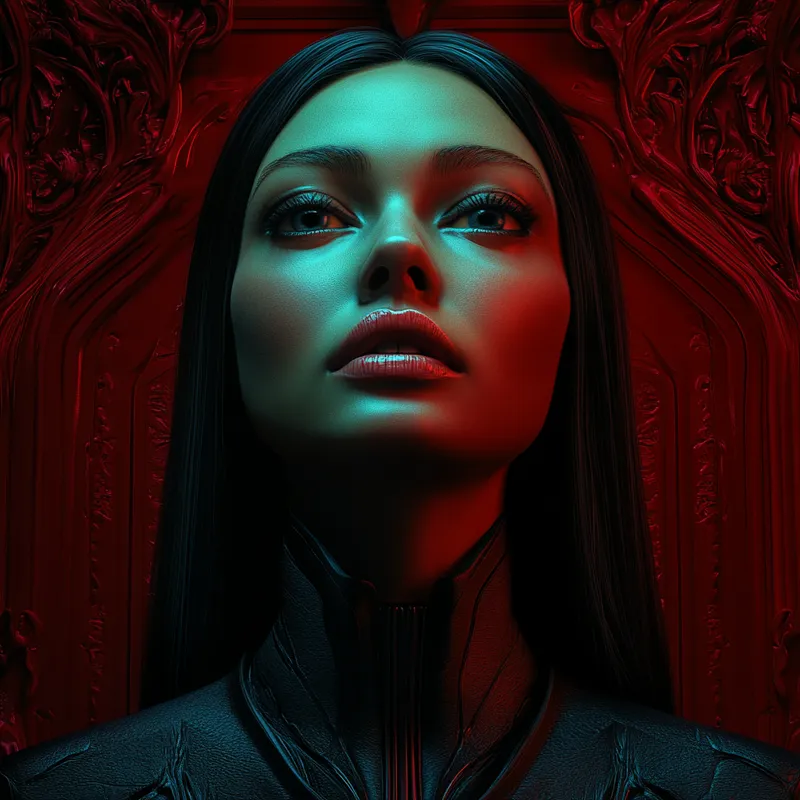 Gothic Neon Luminance - Пример 1