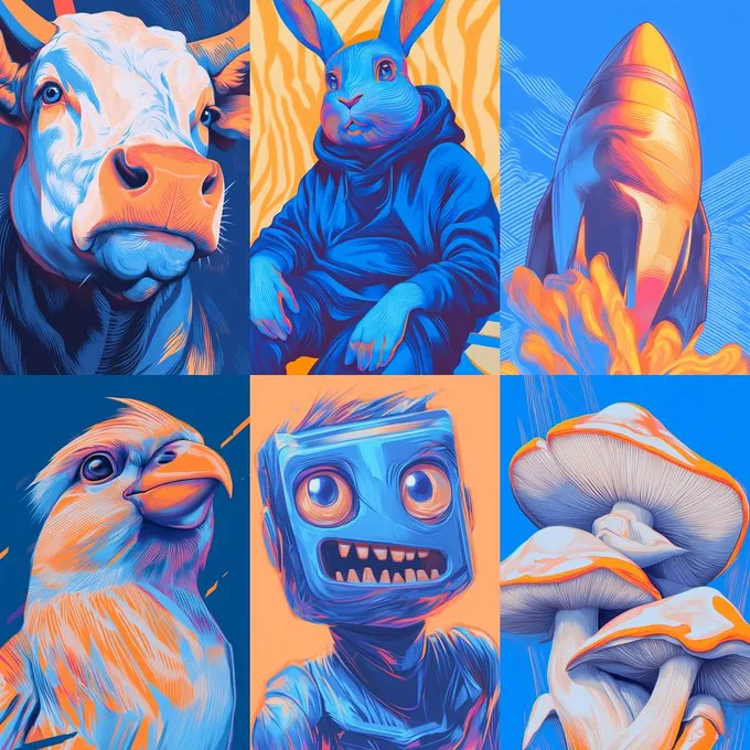 Neon Surrealism - Пример 2