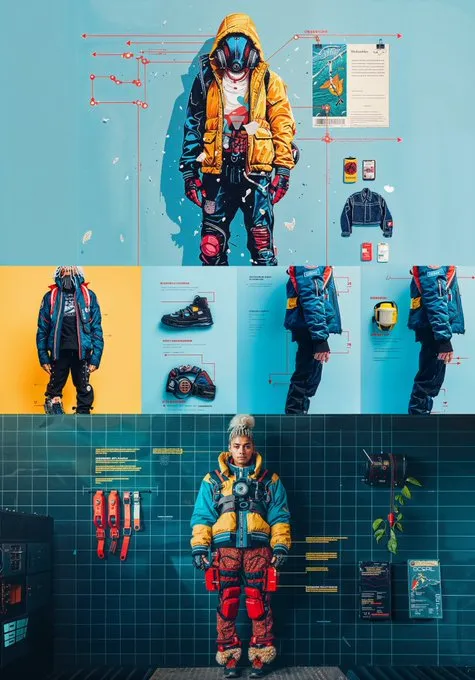 Cyberpunk Gear Showcase - Пример 3