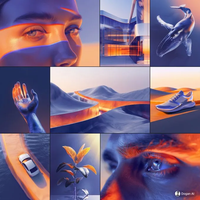 Surreal Neon Dreamscape - Пример 2