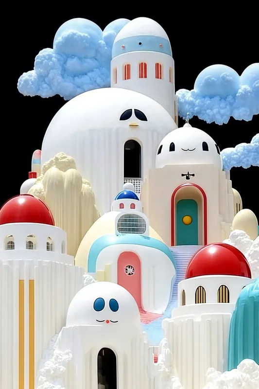 Surreal Minimalist Portrait - Пример 1