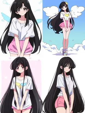 Vibrant Anime Portraits - Пример 3