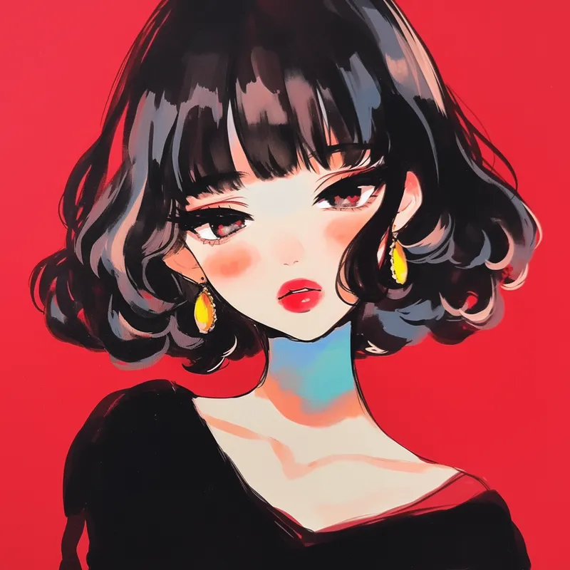 Crimson Elegance Noir - Пример 2