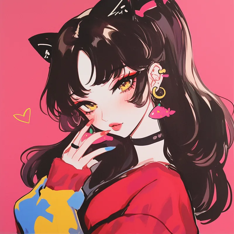 Crimson Elegance Noir - Пример 4