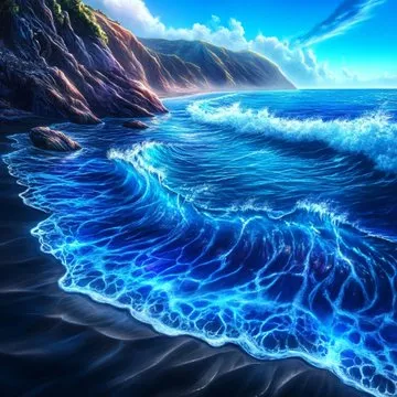 Luminescent Ocean Dreamscape - Пример 2