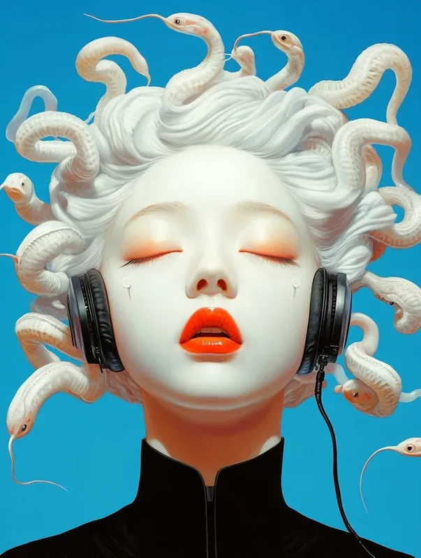 Surreal Medusa with Modern Twist - Пример 1