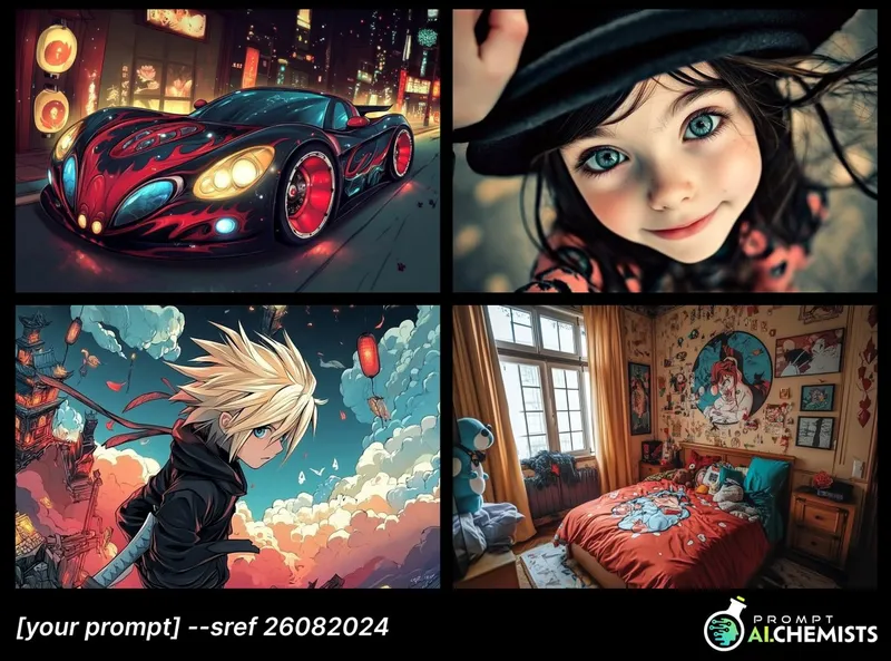 Vibrant Anime Pop Fusion - Пример 2