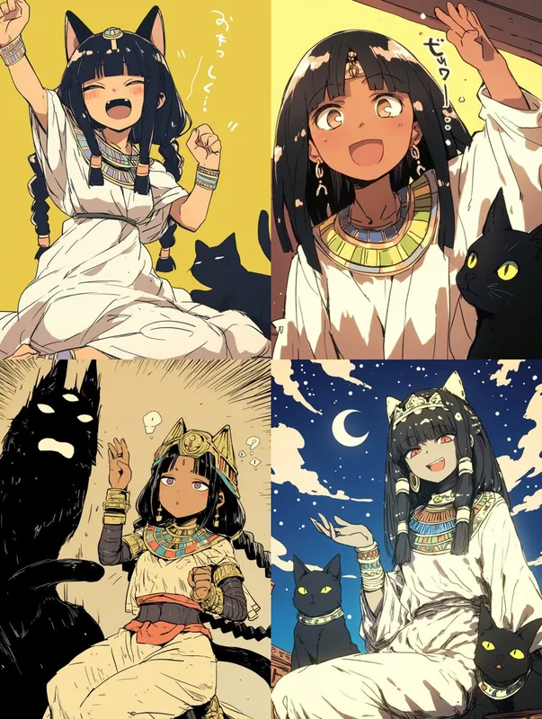 Celestial Pharaoh Whimsy - Пример 2