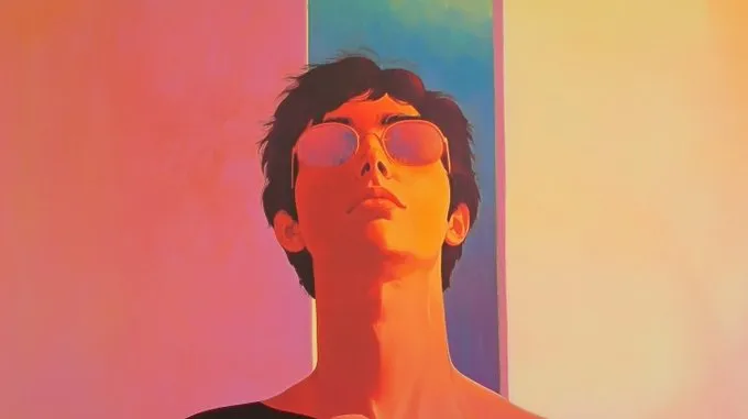 Vibrant Pop Art Portrait - Пример 1