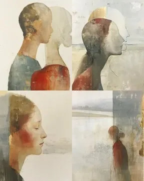 Abstract Expressionist Portrait - Пример 3