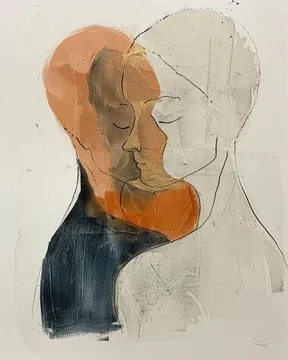 Abstract Expressionist Portrait - Пример 1