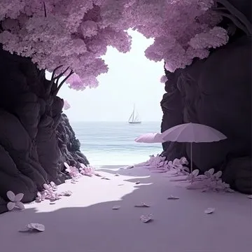 Minimalist Abstract in Pink and Black - Пример 4