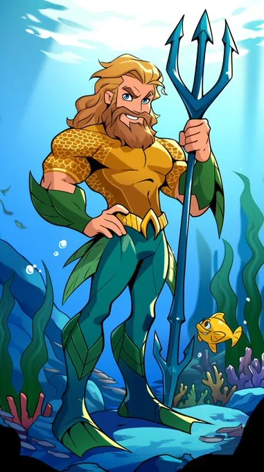 Vibrant Cartoon Hero - Пример 4